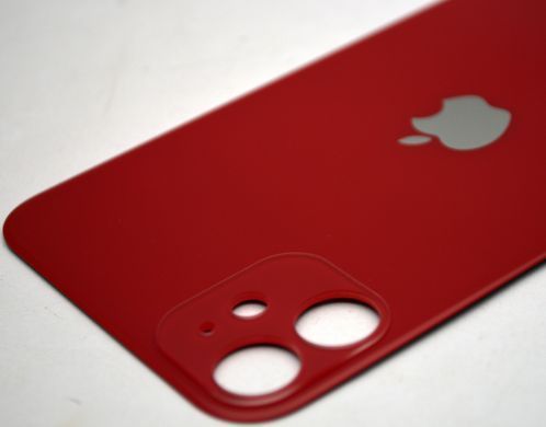 Задня кришка Apple iPhone 11 Red HC (з великим отвором під камеру)
