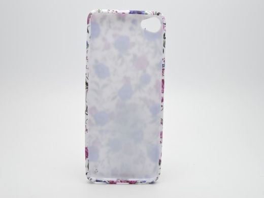 Чехол силикон Fashion Flowers Case Meizu U20 White-Blue
