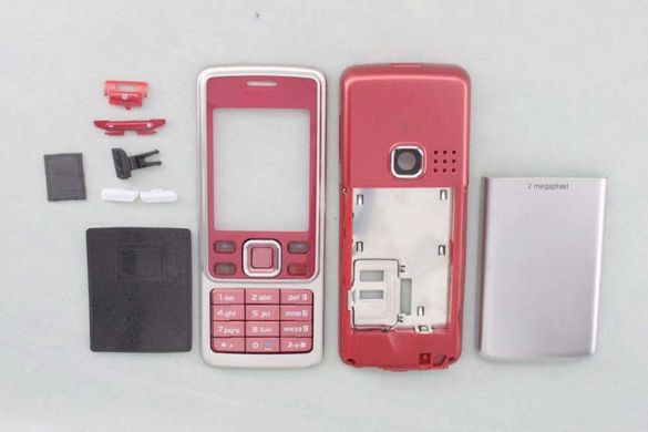 Корпус Nokia 6300 Metallic Red HC