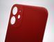 Задня кришка Apple iPhone 11 Red HC (з великим отвором під камеру)