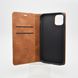 Чехол книжка CaseMe Matt Book (Eco-Leather+TPU) for iPhone 11 (light brown)