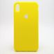 Матовий чохол New Silicon Cover для iPhone XS Max 6.5" Yellow (C)