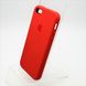 Чохол накладка Silicon Case для iPhone 5/5S/5SE Red (14) Copy