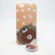 Чехол Cute Imd Case с подставкой Pop Socket для iPhone 6/6S Mix