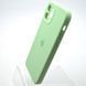 Силіконовий чохол накладка Silicon Case Full Camera для iPhone 12 Pro Max Pistachio