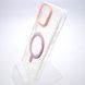 Чохол накладка з MagSafe Colored Ring Case для Apple iPhone 14 Pro Max Pink