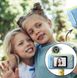 Цифровой детский фотоаппарат с триподом Epic S9 Led Display Желто-голубой, Жёлтый