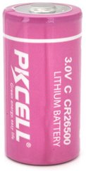 Батарейка PKCELL CR26500 (Size C) 3.0V 5400 mAh с низким саморозрядом (1% на год)
