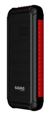 Телефон SIGMA X-style 18 Track (Black-Red)