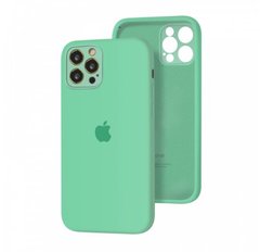 Чехол накладка Silicon Case Full Cover with camera protiction для iPhone 13 Pro Max Spearmint