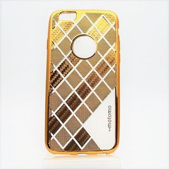 Чехол силикон Motomo for iPhone 6 Gold