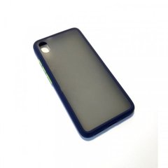 Чехол с полупрозрачной задней крышкой Matte Color Case TPU для Xiaomi Redmi 7A Dark Blue
