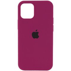 Чoхол накладка Silicon Case Full cover iPhone 13 Maroon, Бордовий