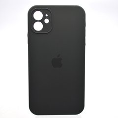Чохол силіконовий з квадратними бортами Silicon case Full Square для iPhone 11 Pebble