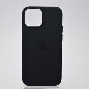 Чохол накладка Silicone Case Full Cover з MagSafe Splash Screen для iPhone 13 Mini Midnight