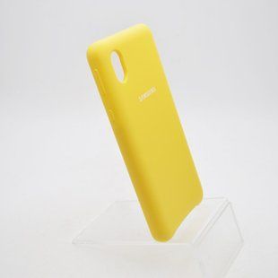 Чохол накладка Silicon Cover для Samsung A013 Galaxy A01 Core Yellow