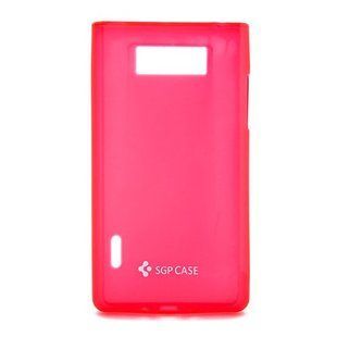 Чехол накладка силикон SGP LG P785 Optimus F5 Red