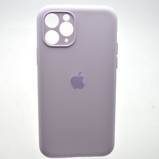 Силіконовий чохол накладка Silicon Case Full Camera для iPhone 11 Pro Max Light Purple