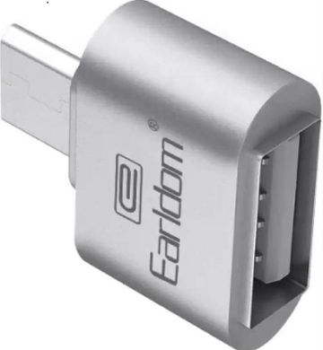 Перехідник OTG Earldom ET-OT01 USB-A до MicroUSB Silver