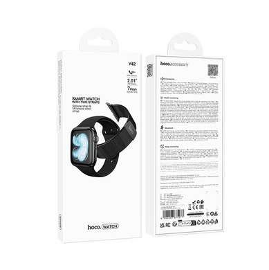 Смарт годинник Hoco Smart Watch Y42 Smart sports watch (call version) Black
