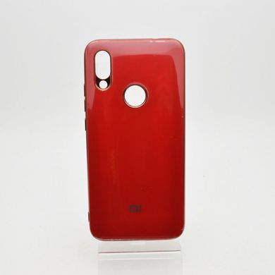 Чехол глянцевый с логотипом Glossy Silicon Case для Xiaomi Redmi 7 Cherry