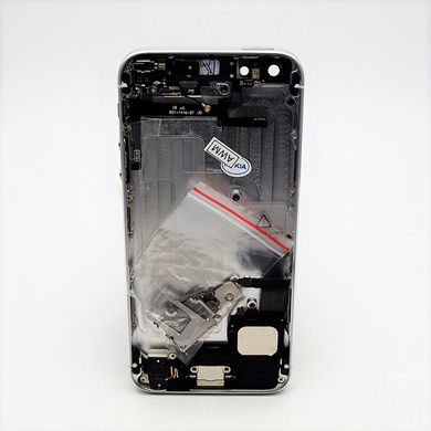 Середня частина корпусу iPhone 5 White в комплекті зі шлейфами + бузер