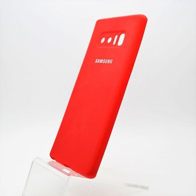 Матовий чохол New Silicon Cover для Samsung N950 Galaxy Note 8 Red (C)