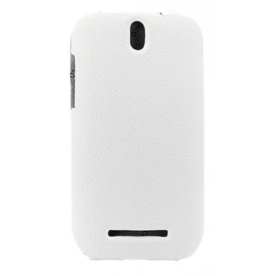 Шкіряний чохол фліп Melkco Jacka leather case for HTC One SV/One ST/T528T, White (O2ONSTLCJT1WELC)