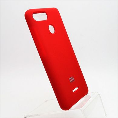 Чехол накладка Silicon Cover for Xiaomi Redmi 6 Red (C)
