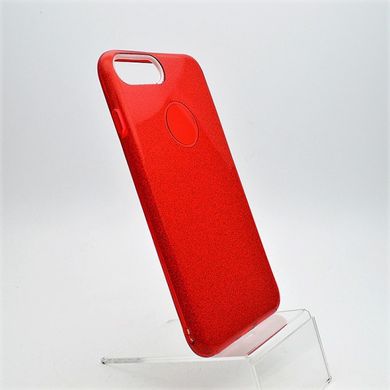 Чохол силіконовий з блискітками TWINS для iPhone 7 Plus/8 Plus Red