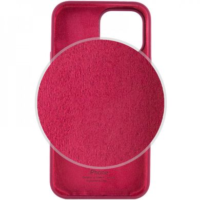 Чехол накладка Silicon Case Full cover iPhone 13 Maroon, Бордовый