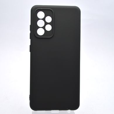 Силиконовый чехол накладка Silicon Case Full Camera Lakshmi для Samsung A52/A52 5G/A52s Galaxy A525/A526 Black/Черный