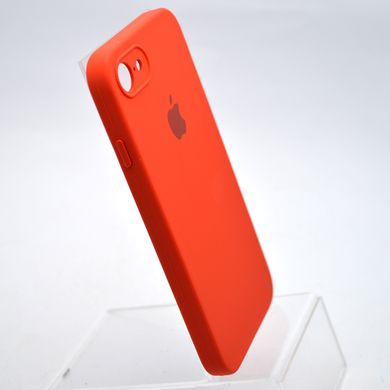 Чохол силіконовий з квадратними бортами Silicone case Full Square для iPhone 7/iPhone 8/iPhone SE 2020/2022 Red/Червоний
