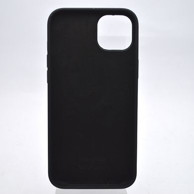 Чохол з патріотичним принтом Silicone Case Print Тризуб для iPhone 14 Plus (Max) Black/Чорний