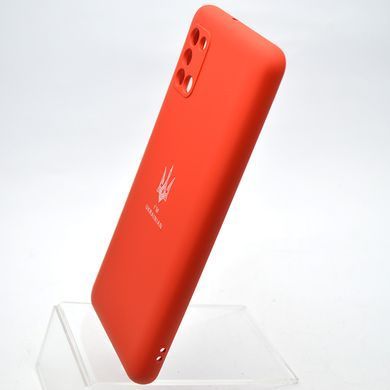 Чехол с патриотическим принтом Silicone Case Print Тризуб для Samsung A31 Galaxy A315 Red