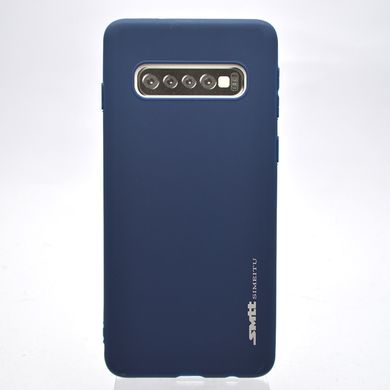 Чохол накладка SMTT для Samsung S10 Galaxy G973 Dark Blue/Синій