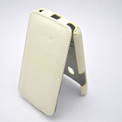 Кожаный чехол флип Melkco Jacka leather case for LG E435 L3 II White