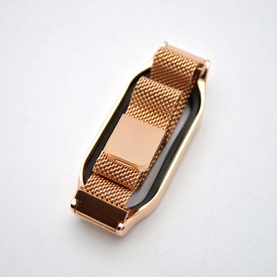 Металевий ремінець (міланська петля) для Xiaomi Mi Band 7 Milanese Design Gold/Золотистий