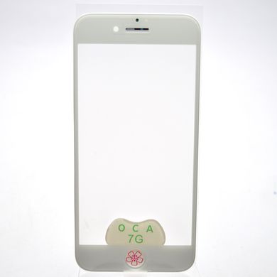 Стекло LCD iPhone 7 с рамкой и OCA White Original 1:1