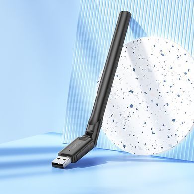 Wi-Fi адаптер USB Hoco HI32 Black