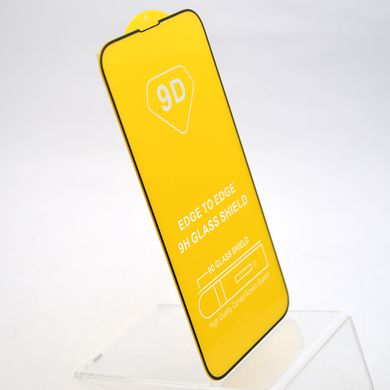 Защитное стекло Full Glue для iPhone 13/iPhone 13 Pro/iPhone 14 Black (тех.пакет)