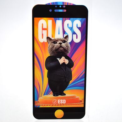 Защитное стекло Mr.Cat Anti-Static для iPhone 6/7/8/SE 2020/SE 2022 Black