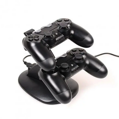 Зарядна станція для джойстиків PlayStation 4 iPlay Dual Charging Stand Black