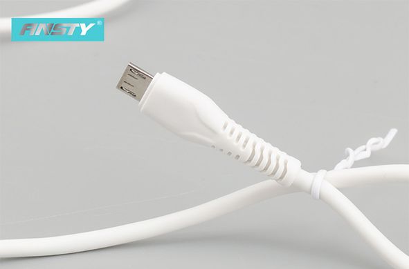 Кабель ANSTY Z-11-A Micro USB 3A 1M Білий