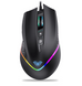 Мышка игровая с подсветкой проводная Mixie F805 Black/Черный