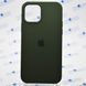 Чохол накладка Silicon Case для iPhone 12 Pro Max Cyprus green