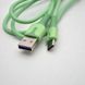 Кабель ANSTY Z-027-T LED Type-C 3A 1M Green
