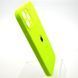 Силіконовий чохол накладка Silicon Case Full Camera для iPhone 12 Pro Max Fluorescent Green