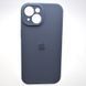 Силиконовый чехол накладка Silicon Case Full Camera для iPhone 15 Plus Lavender Gray