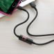 Кабель з таймінгом HOCO S13 Central control timing USB-microUSB Чорний